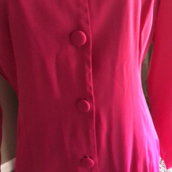 Irresistible Sue Eng fuchsia button up dress - Picture 5 of 7